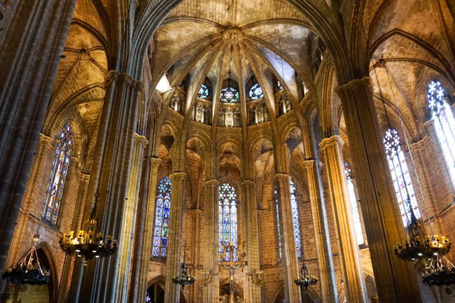 Barcelona Spain Gothic Cathedral