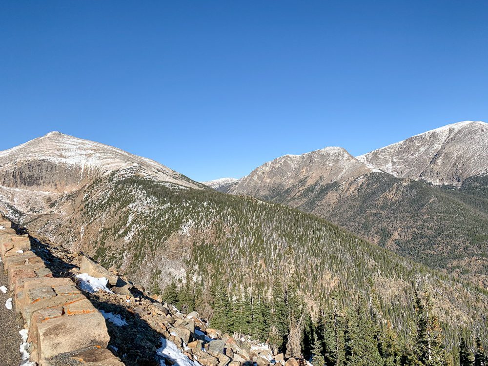 Trail Ridge Road View Rocky Mountain National Park Colorado