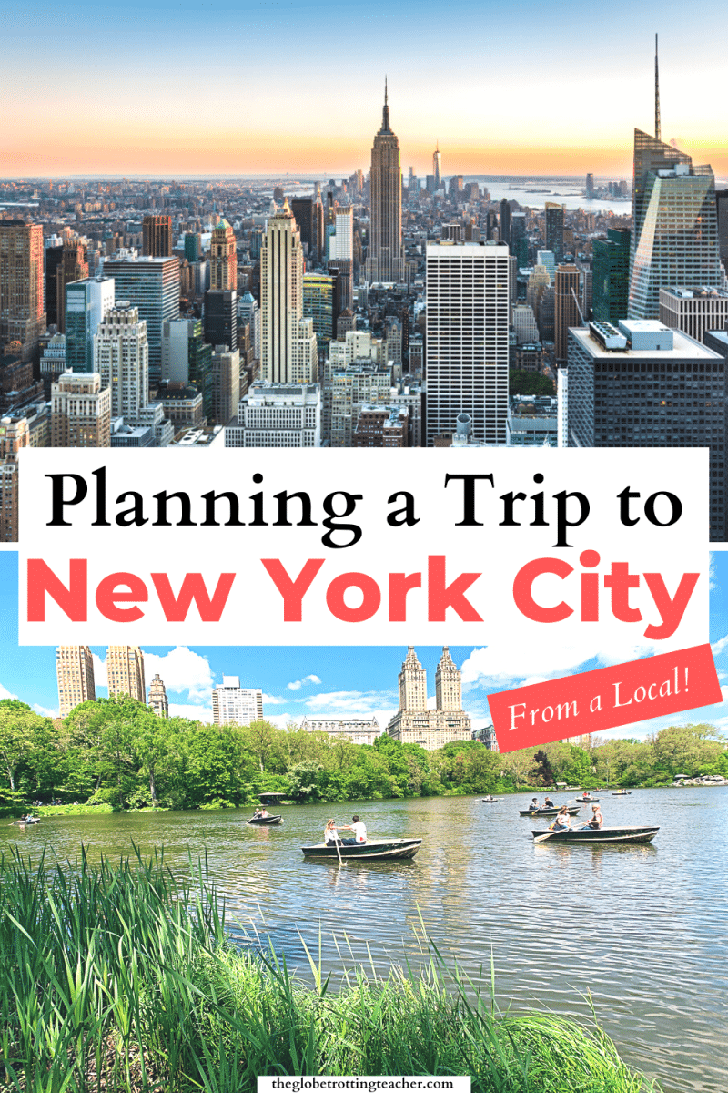 Planning a New York City Trip - NYC Skyline and boats on the lake in Central Park